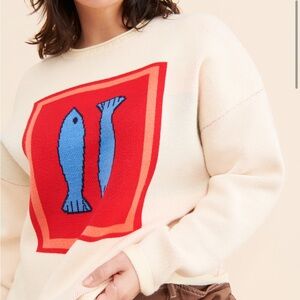 Flat White Sardine Sweater